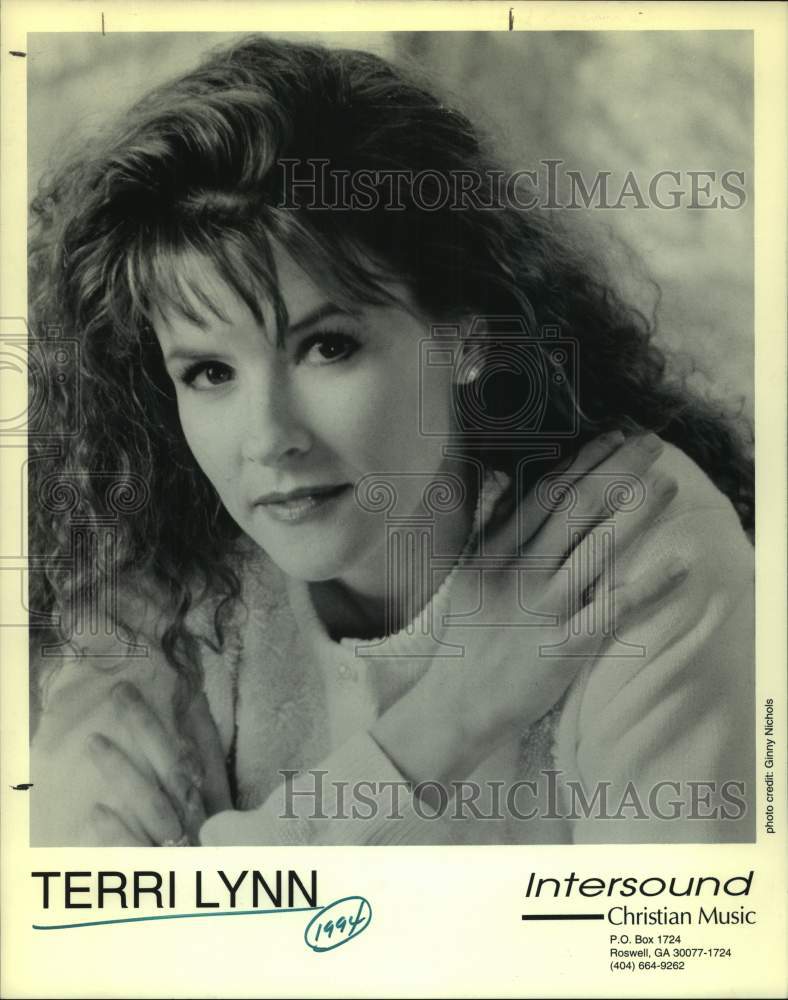 1994 Press Photo Terri Lynn, Christian singer, songwriter and musician.- Historic Images