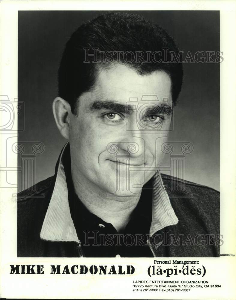 1996 Press Photo Comedian Mike MacDonald - sap12165- Historic Images