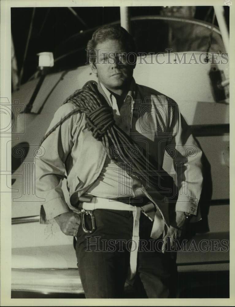 1983 Press Photo Actor James MacArthur in &quot;The Night the Bridge Fall Down&quot;- Historic Images