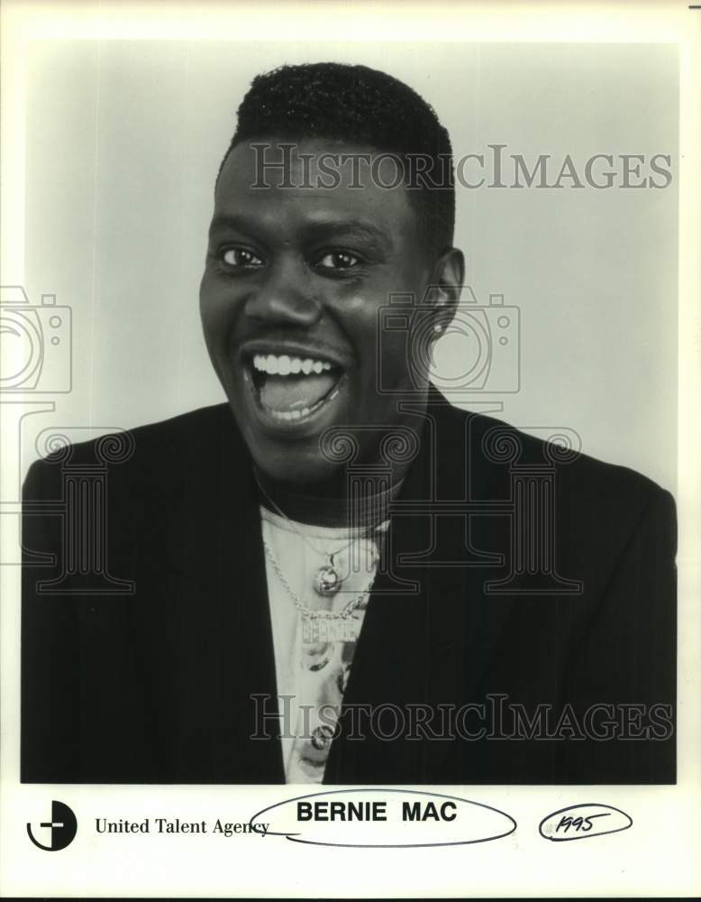 1995 Press Photo Comedian Bernie Mac - sap12258- Historic Images