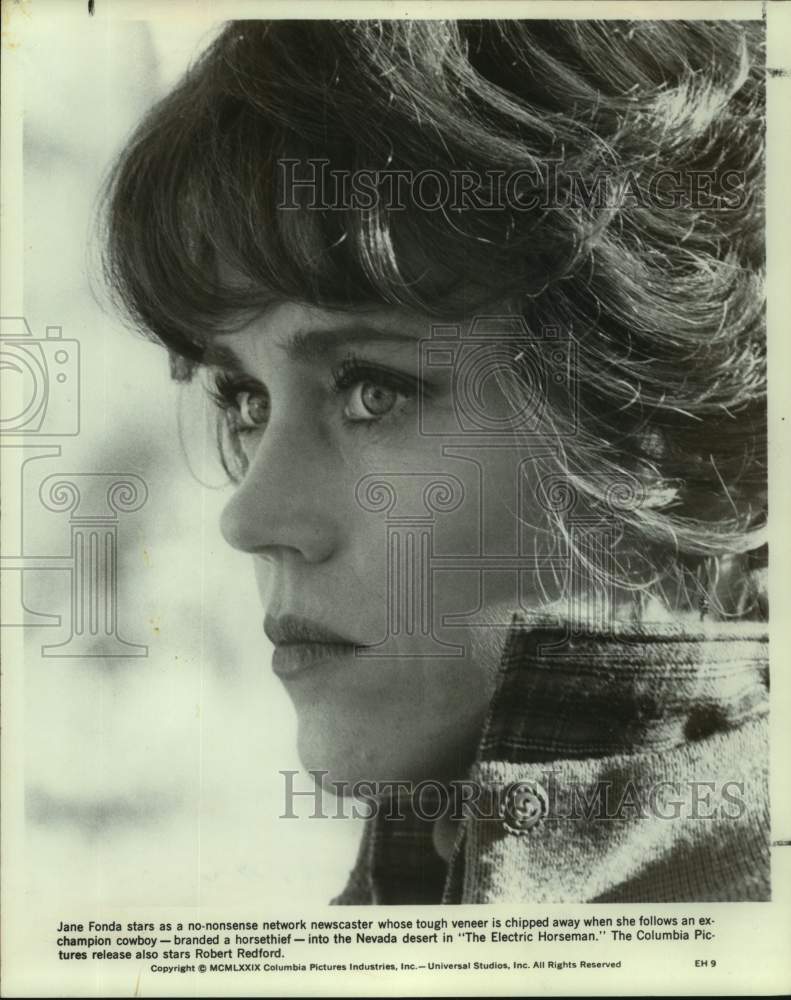 1979 Press Photo Actress Jane Fonda in &quot;The Electric Horseman&quot; movie - sap12524- Historic Images