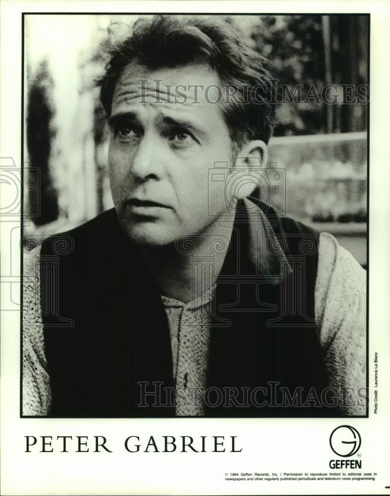 1994 Press Photo Musician Peter Gabriel - sap12574- Historic Images