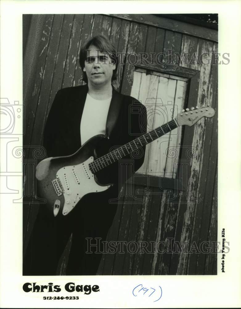 1997 Press Photo Chris Gage, Guitar Player - sap12581- Historic Images