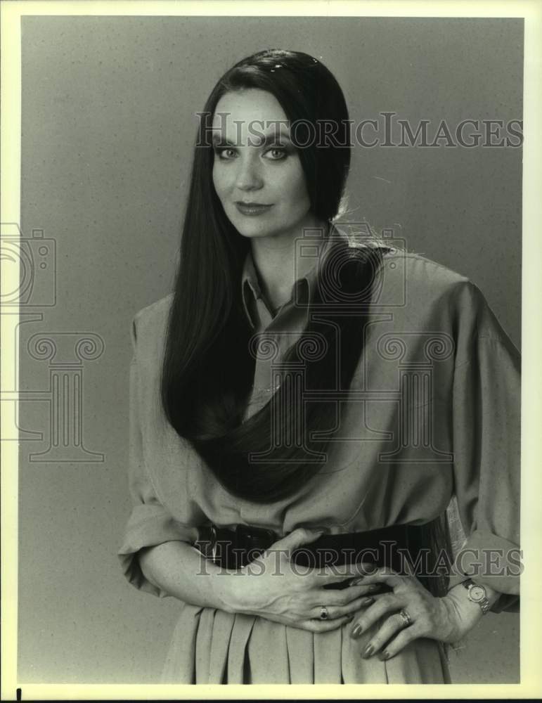 1987 Press Photo Crystal Gayle guest stars on Another World, on NBC. - sap12752- Historic Images