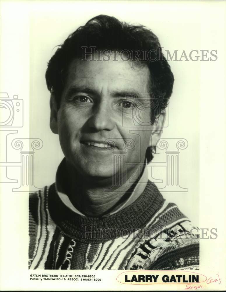 1996 Press Photo Larry Gatlin, singer - sap12758- Historic Images