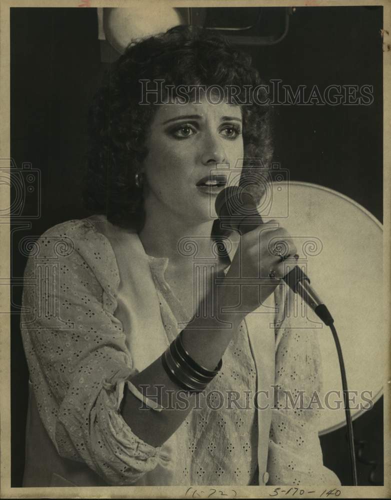 1979 Press Photo Cissy Jensen, singer from the San Antonio area. - sap12814- Historic Images