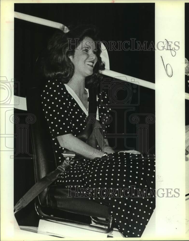 1980 Press Photo Karen Gallagher, San Antonio news anchor. - sap12842- Historic Images