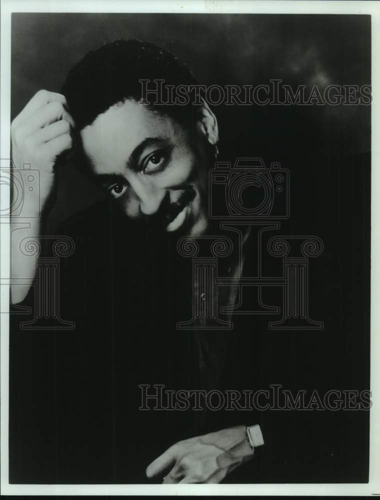 1995 Press Photo Actor Gregory Hines at the Grand 1894 Opera House, Texas- Historic Images