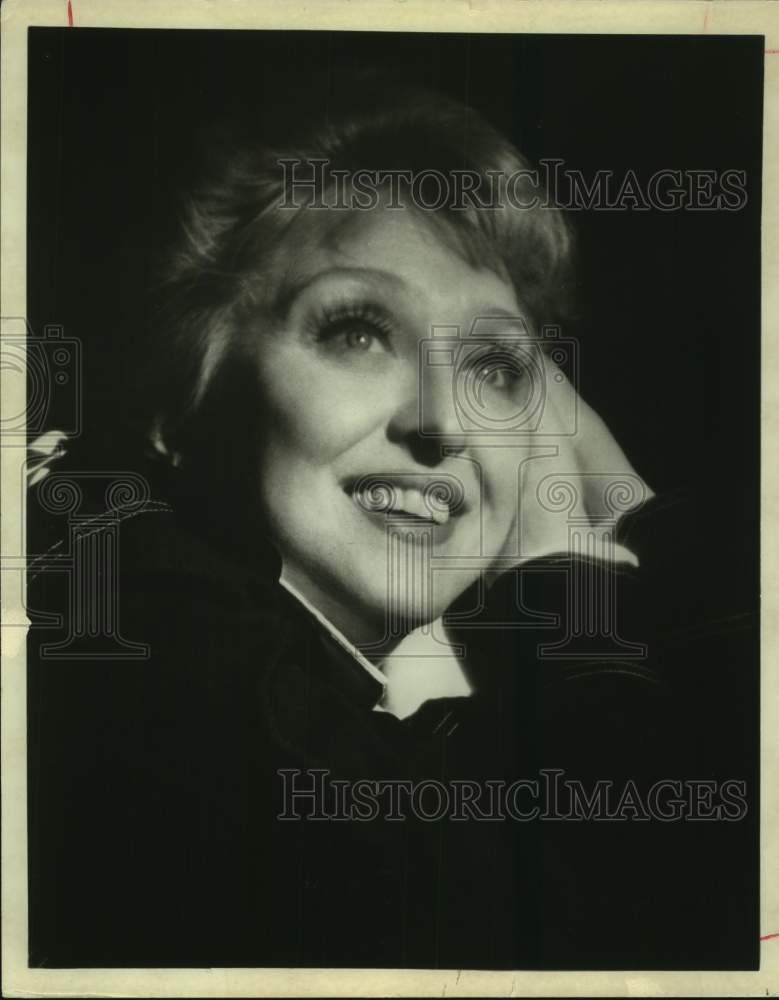1982 Press Photo Celeste Holm, American stage, film and television actress.- Historic Images