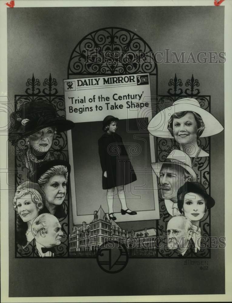 1982 Press Photo Jennifer Dundas in "Little Gloria...Happy at Last" movie poster- Historic Images