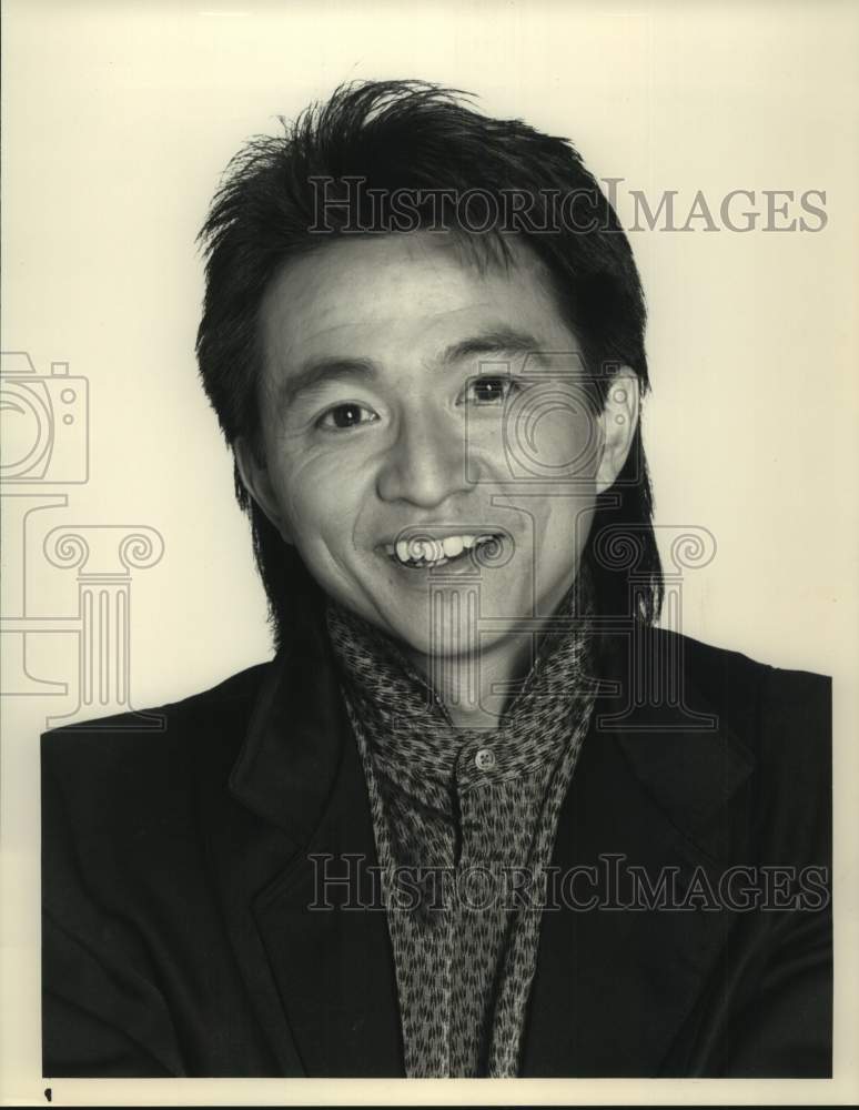 1988 Press Photo Actor Dennis Dun in "Midnight Caller" on NBC Television- Historic Images