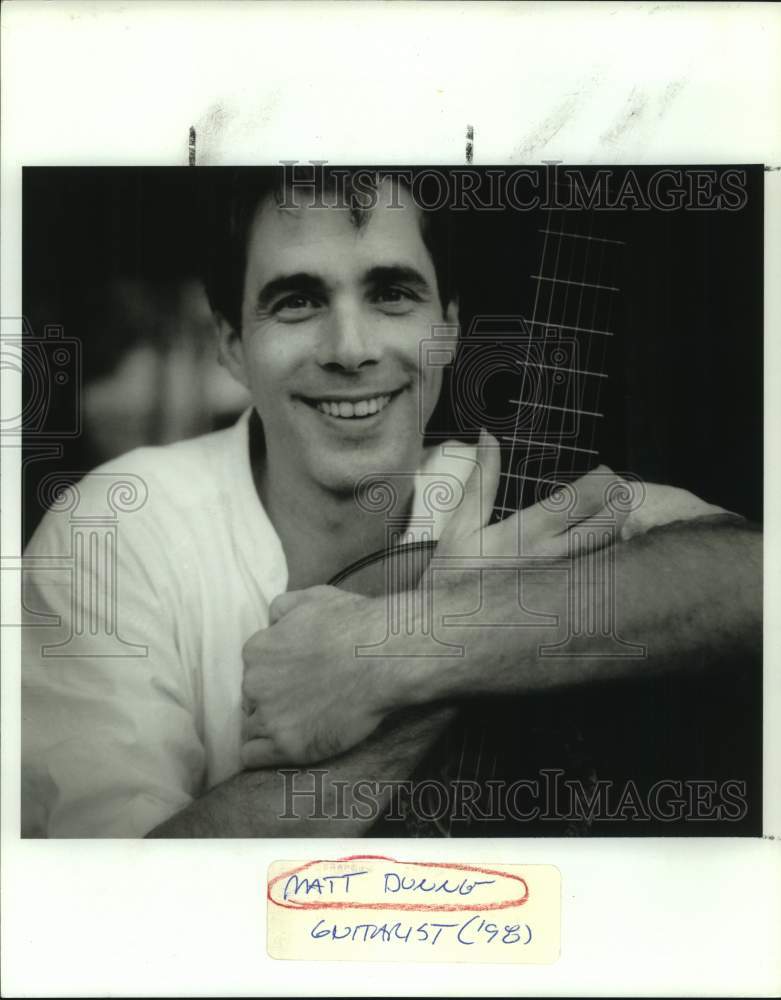 1998 Press Photo Entertainer Matt Dunne, Guitarist - sap13266- Historic Images