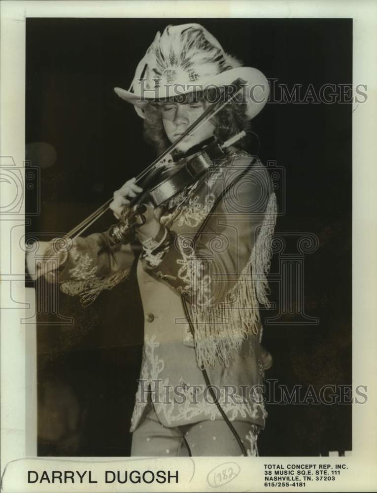 1982 Press Photo Darryl Dugosh, Violinist - sap13383- Historic Images