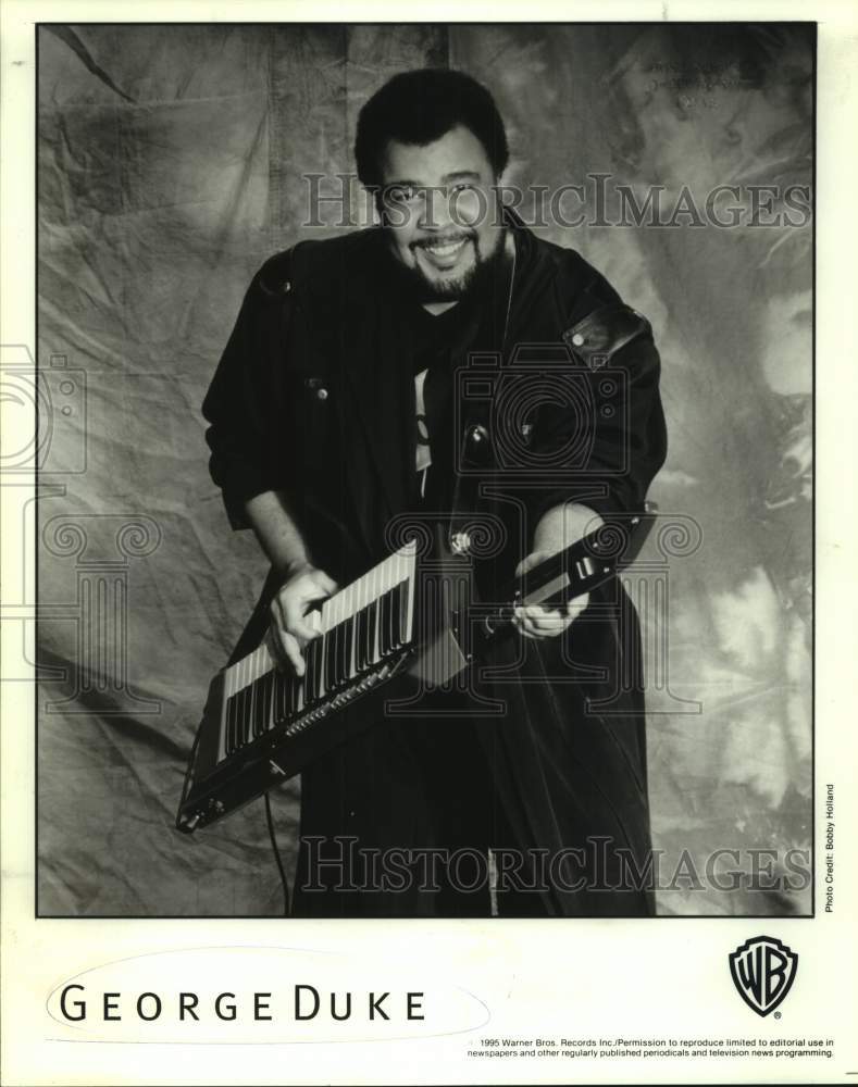 1995 Press Photo Musician George Duke - sap13403- Historic Images