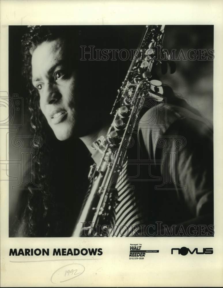 1992 Press Photo Marion Meadows, Musician - sap13482- Historic Images