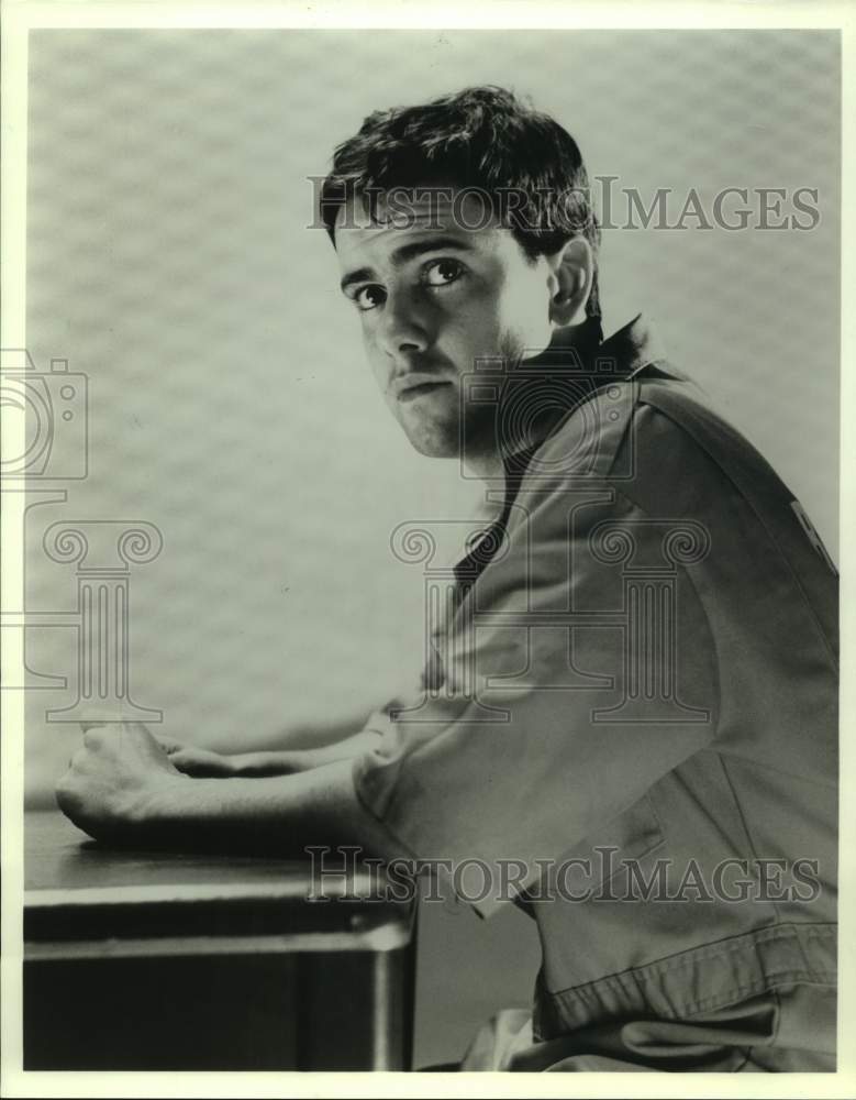 1992 Press Photo Actor Matt McGrath as Chris Pritchard in "Cruel Doubt" on NBC- Historic Images