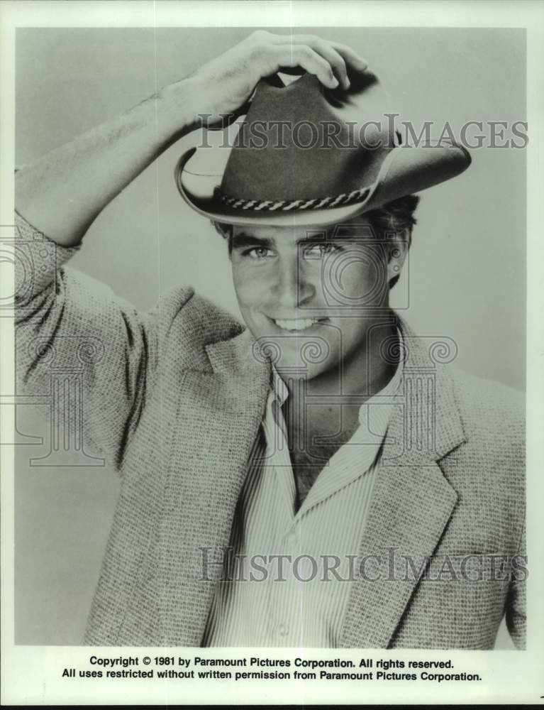 1981 Press Photo Ted McGinley stars on Happy Days, comedy series. - sap13679- Historic Images