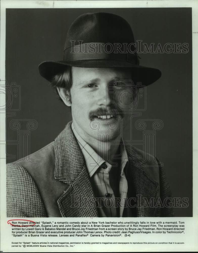 1984 Press Photo Director Ron Howard of &quot;Splash&quot; movie - sap13844- Historic Images