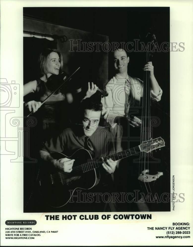 2000 Press Photo Three Members of the band The Hot Club of Cowtown, Musicians- Historic Images