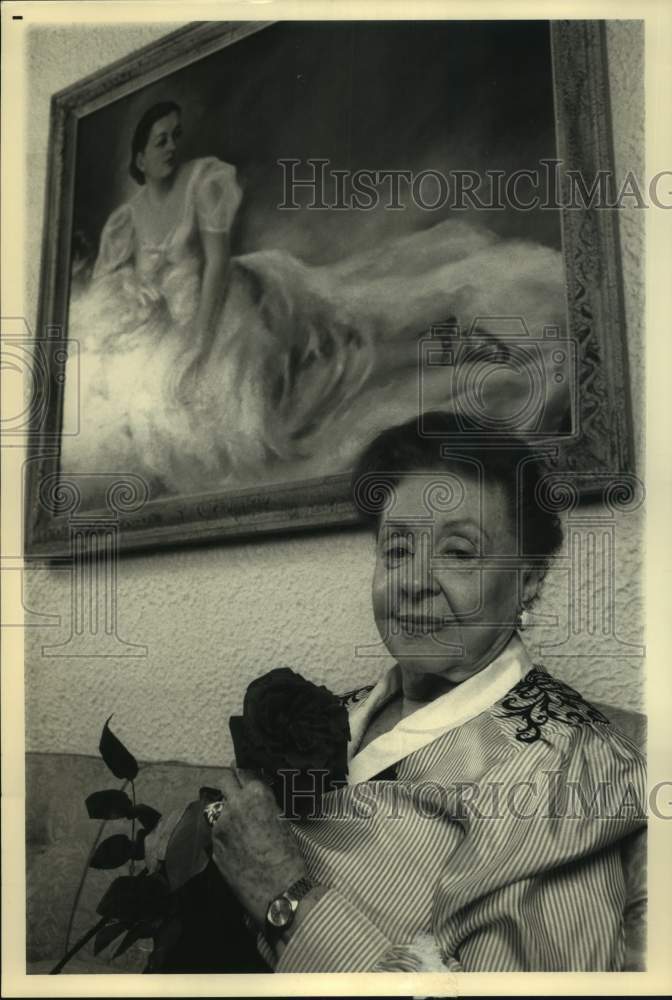 1988 Press Photo Actress Lucille Lortel, Broadway Play Producer - sap13920- Historic Images