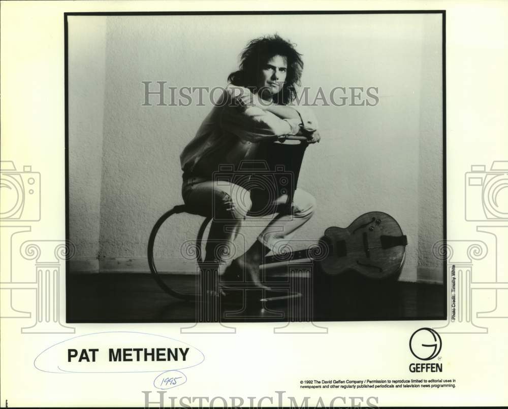 1992 Press Photo Musician Pat Metheny - sap14029- Historic Images