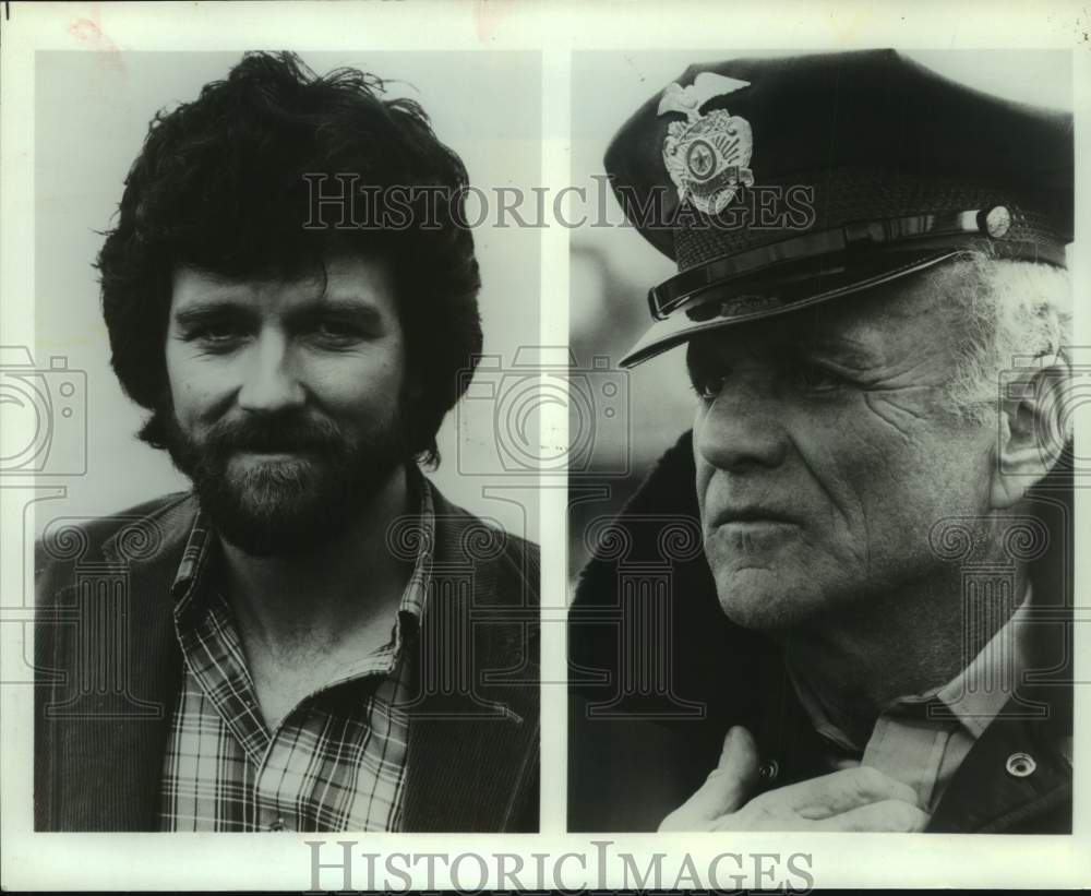 1982 Press Photo Actors Patrick Duffy and Brian Keith in "Cry for the Strangers"- Historic Images