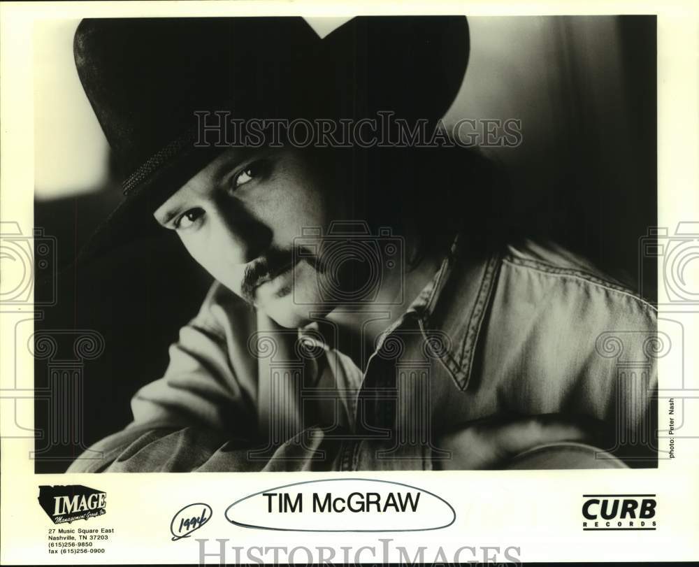 1994 Press Photo Tim McGraw, Musician - sap14087- Historic Images