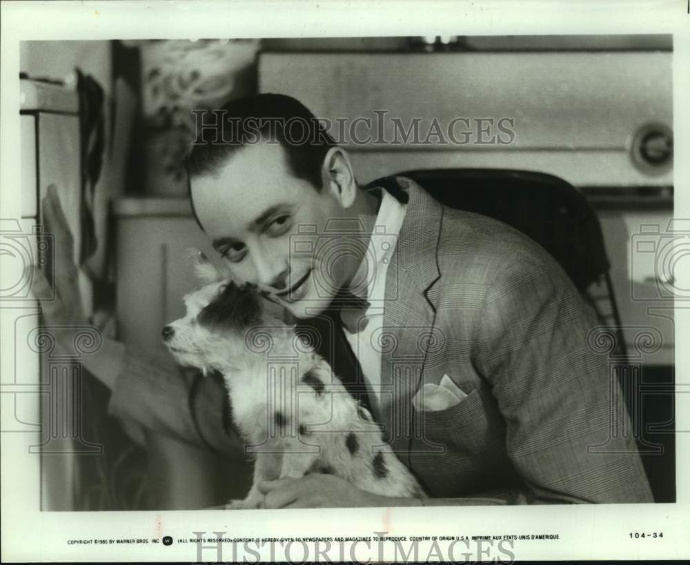 1985 Press Photo Entertainer Pee Wee Herman - sap14107- Historic Images