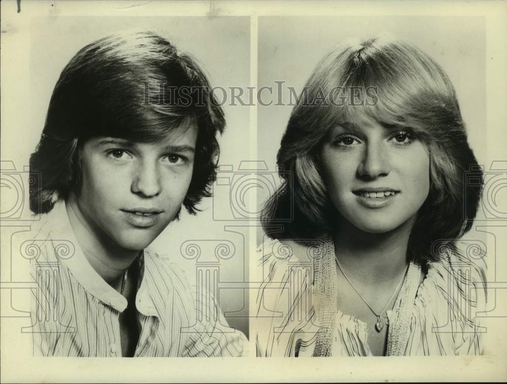 1979 Press Photo Actor James McNichol with Actress in portraits - sap14313- Historic Images