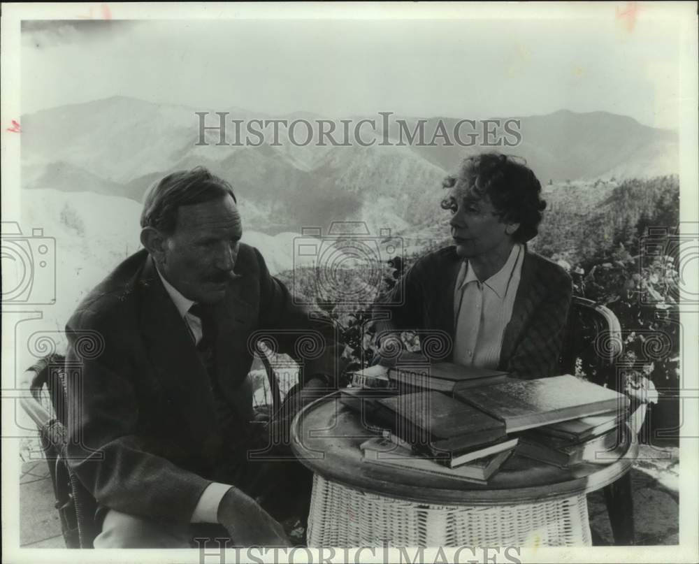 1981 Press Photo Actors Celia Johnson and Trevor Howard in &quot;Brief Encounter&quot;- Historic Images