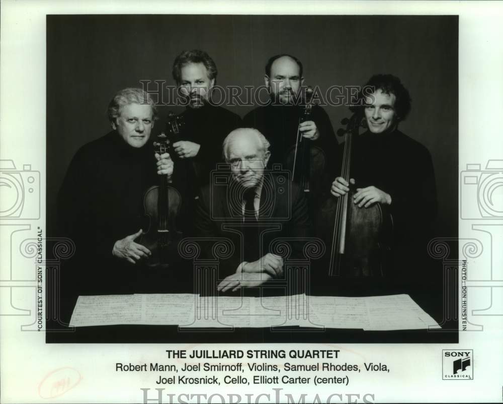 1991 Press Photo Members of The Juilliard String Quartet. - sap14456- Historic Images