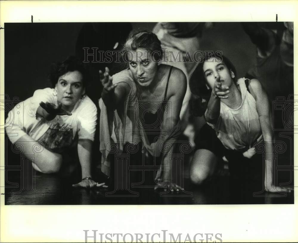 1993 Press Photo Caribe Dance Ensemble with Jump-Start Theater Dancers in Dance- Historic Images