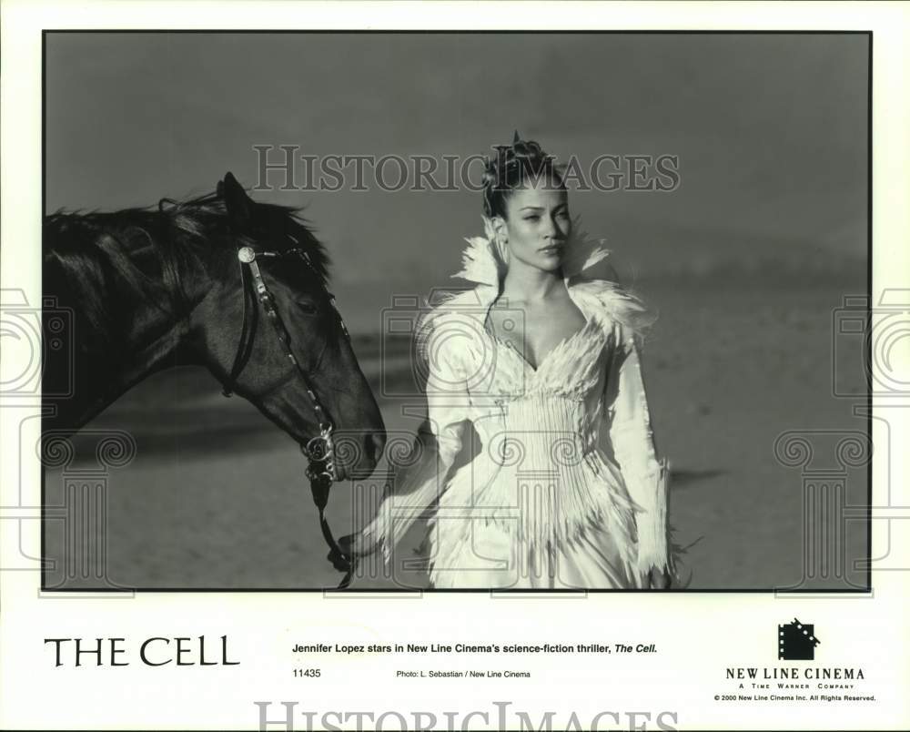 2000 Press Photo Actress Jennifer Lopez stars in "The Cell" movie - sap14505- Historic Images