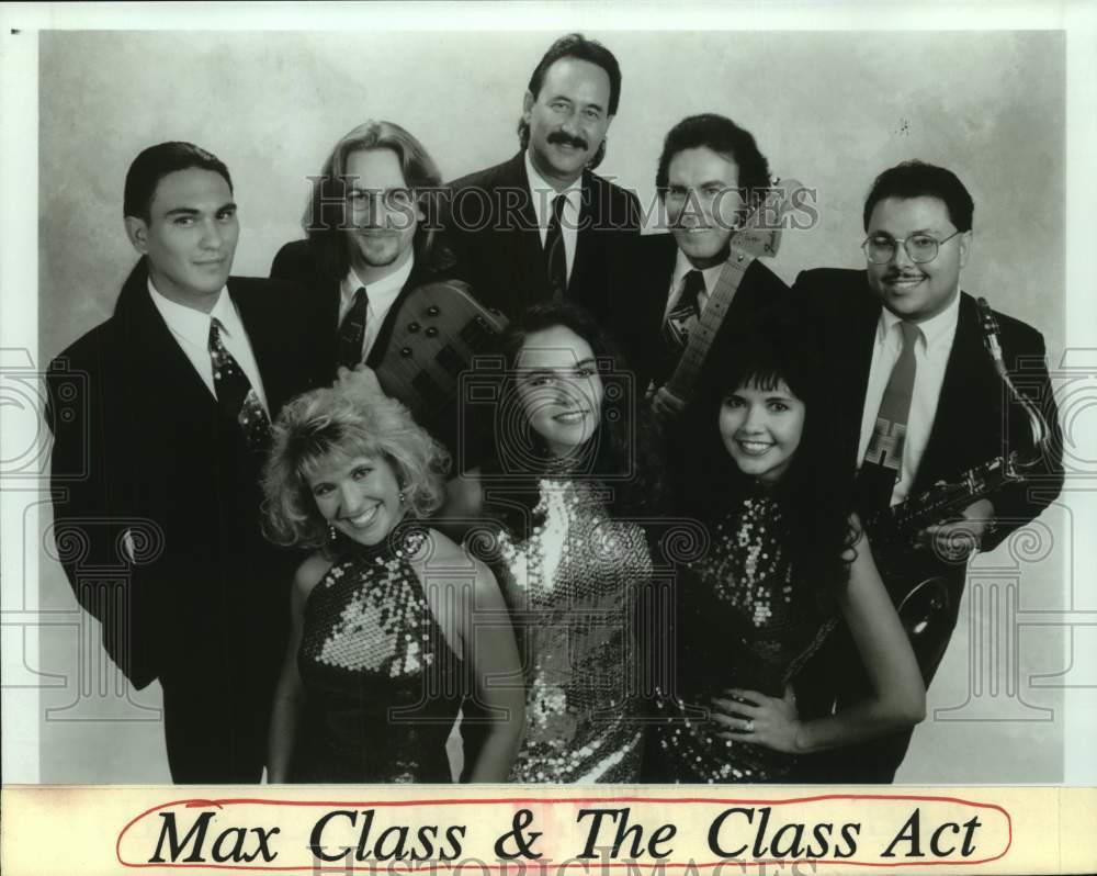 1995 Press Photo Max Class & The Class Act, Musicians, Entertainers - sap14666- Historic Images