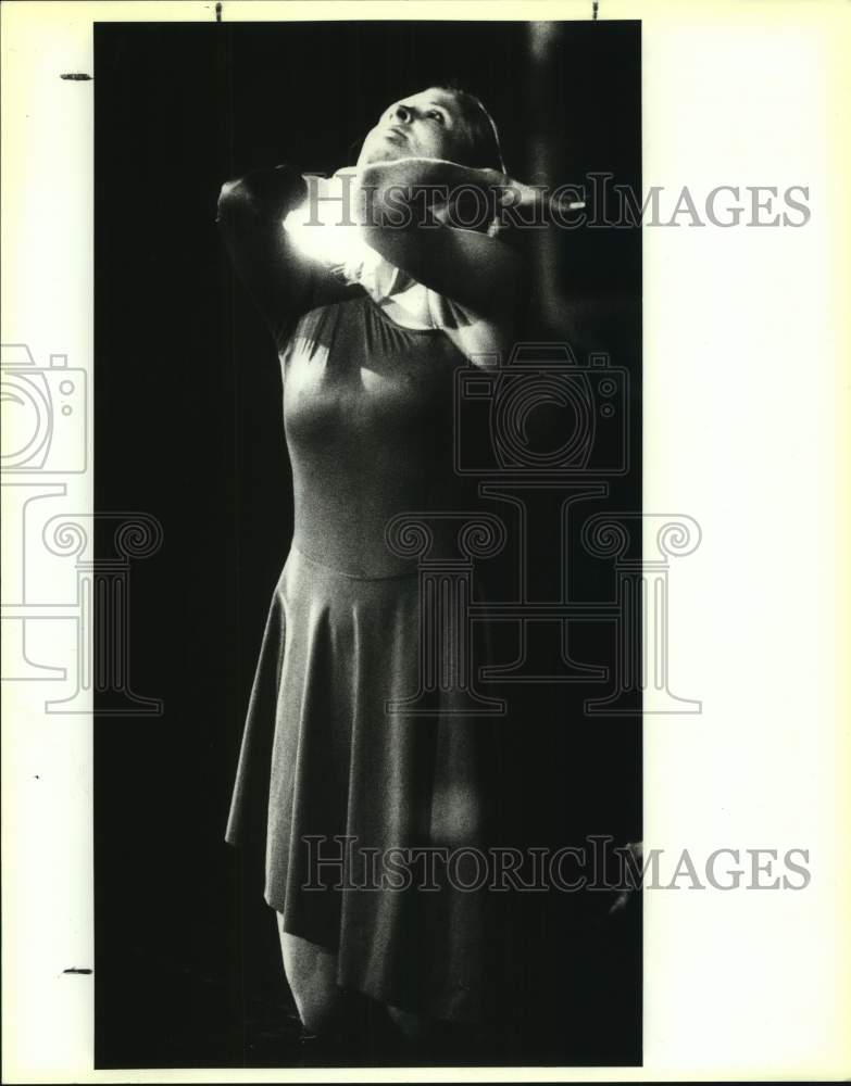 1993 Press Photo Sharon Edlund in Caribe Dance Ensemble at Jump-Start Theater- Historic Images