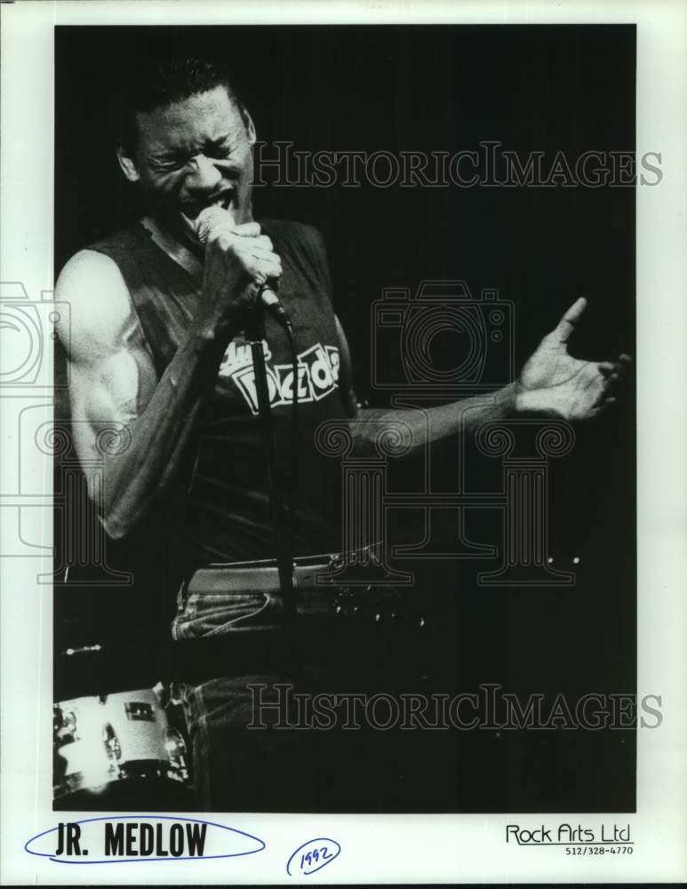 1992 Press Photo Jr. Medlow, Singer - sap14878- Historic Images