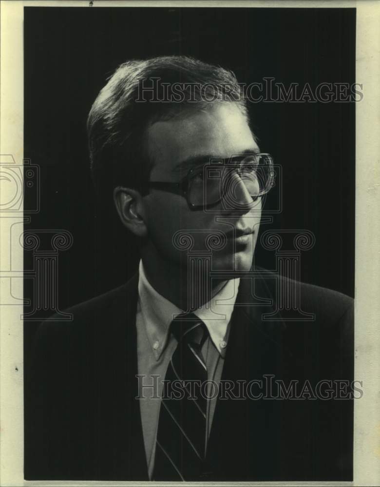 1980 Press Photo Organist David Heller - sap14898- Historic Images