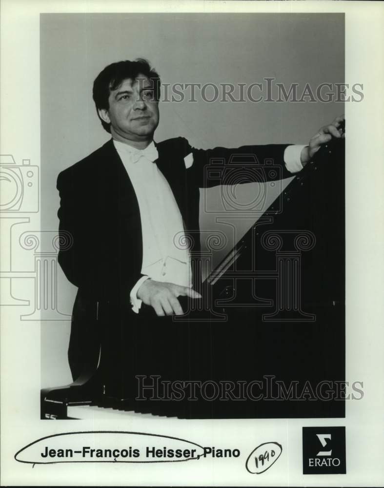 1990 Press Photo Jean-Francois Heisser, Piano Player - sap14912- Historic Images