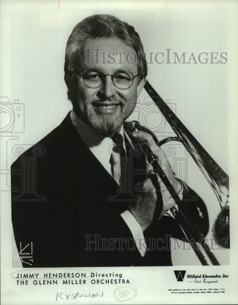 1981 Press Photo Jimmy Henderson, Musician - sap15023- Historic Images