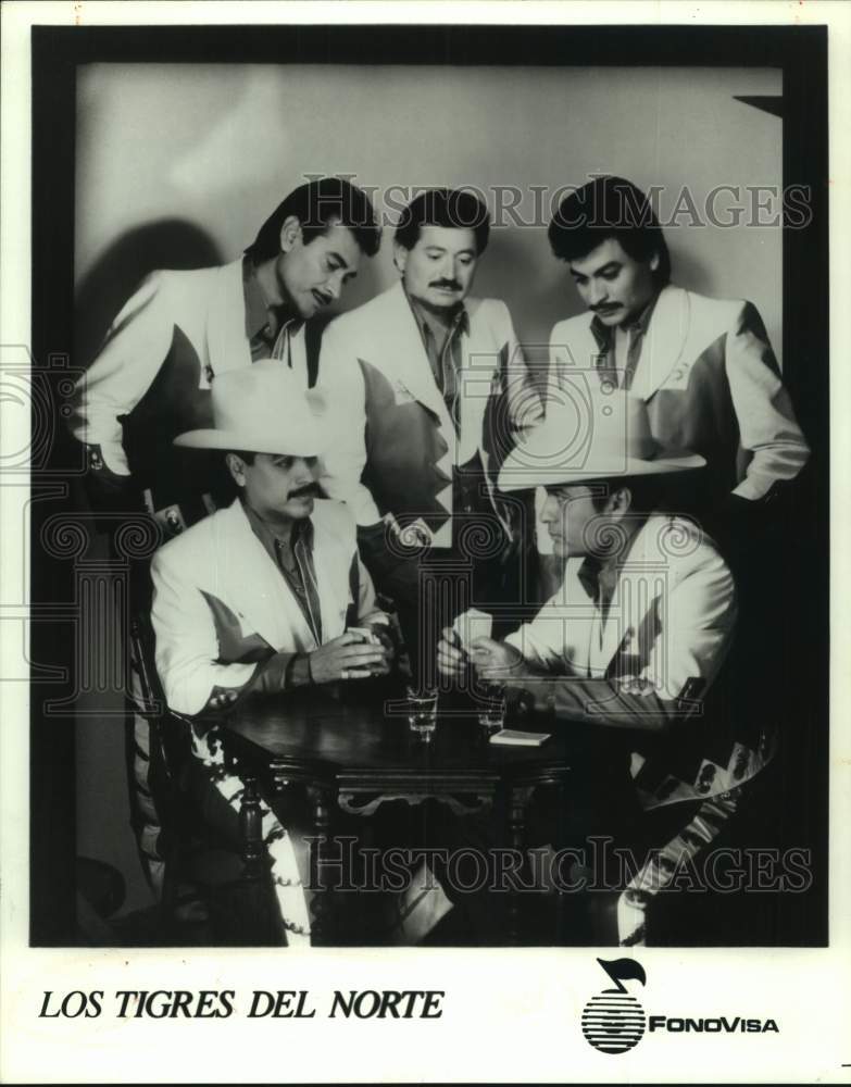 1996 Press Photo Los Tigres Del Norte, Five Members of the band - sap15051- Historic Images