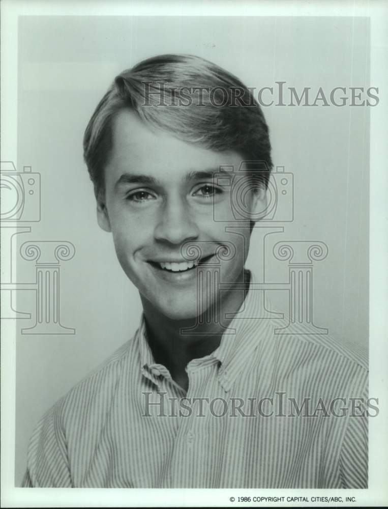 1986 Press Photo Actor Chad Lowe in &quot;There Must Be a Pony&quot; on ABC Television- Historic Images