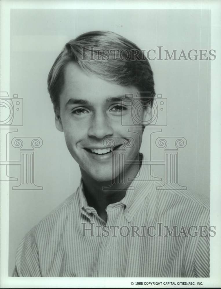 1986 Press Photo Actor Chad Lowe in "There Must Be a Pony" on ABC Television- Historic Images