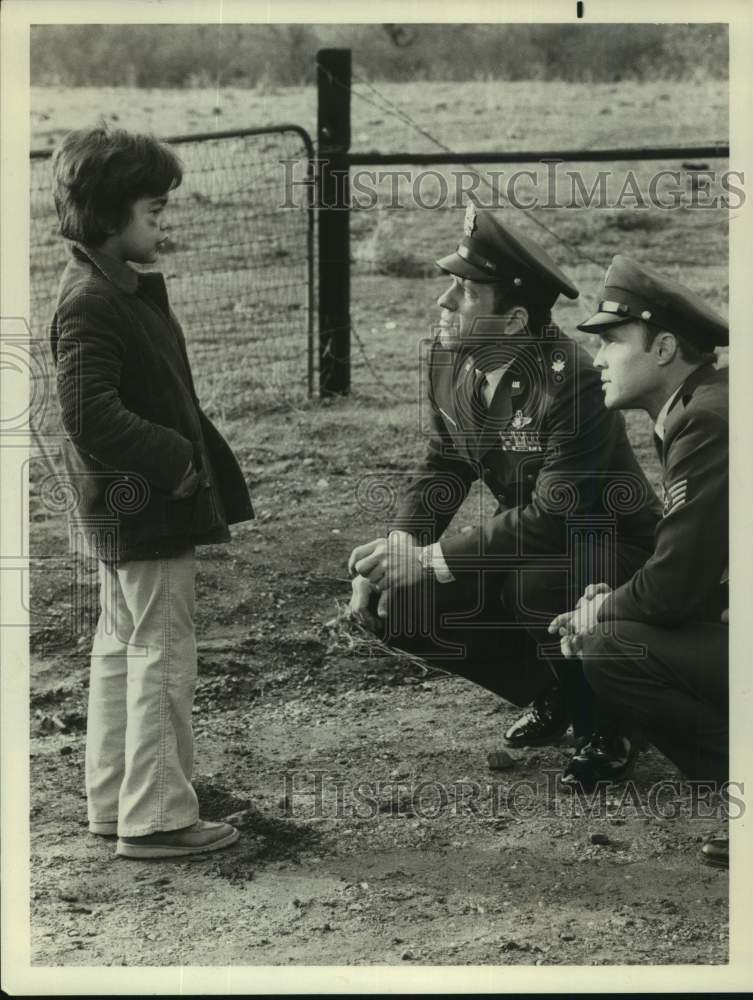 1978 Press Photo David Yanez, William Jordan and Caskey Swaim in Project U.F.O.- Historic Images