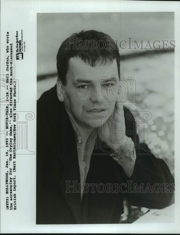 1993 Press Photo Neil Jordan, writer and director of The Crying Game.- Historic Images