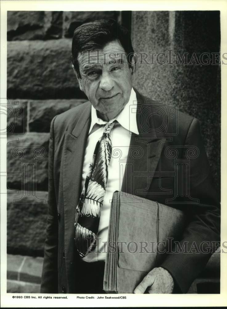 1993 Press Photo Walter Matthau, Actor on CBS Television Show - sap15216- Historic Images