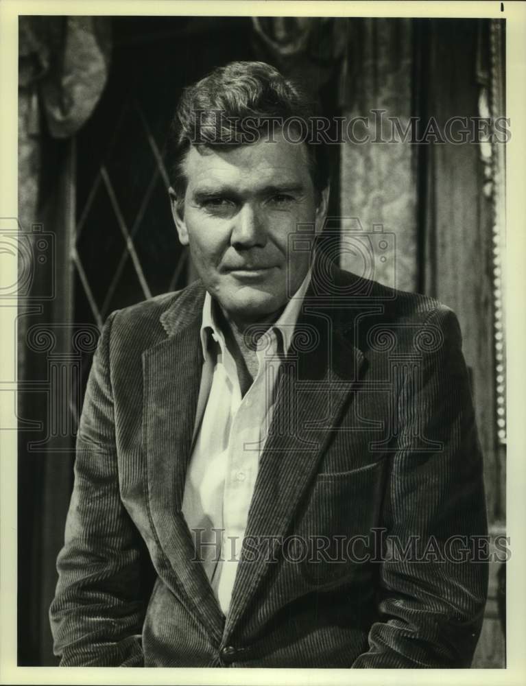 1981 Press Photo Actor Donald May on &quot;Texas&quot; on NBC Television - sap15311- Historic Images