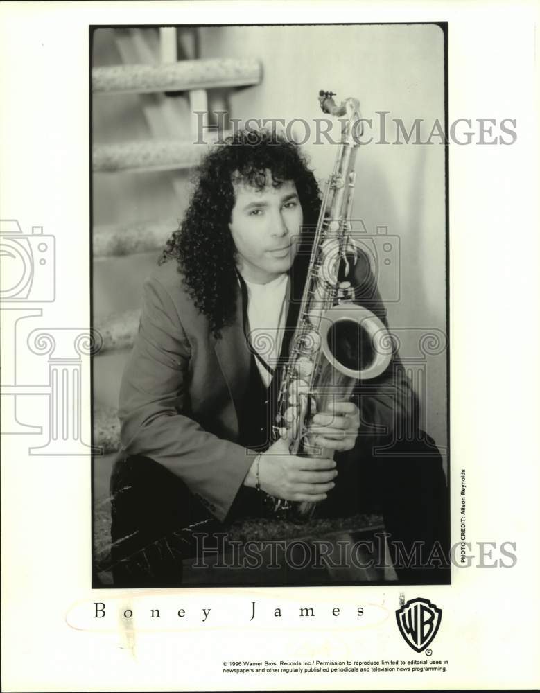 1996 Press Photo Boney James, saxophonist, songwriter and producer. - sap15376- Historic Images