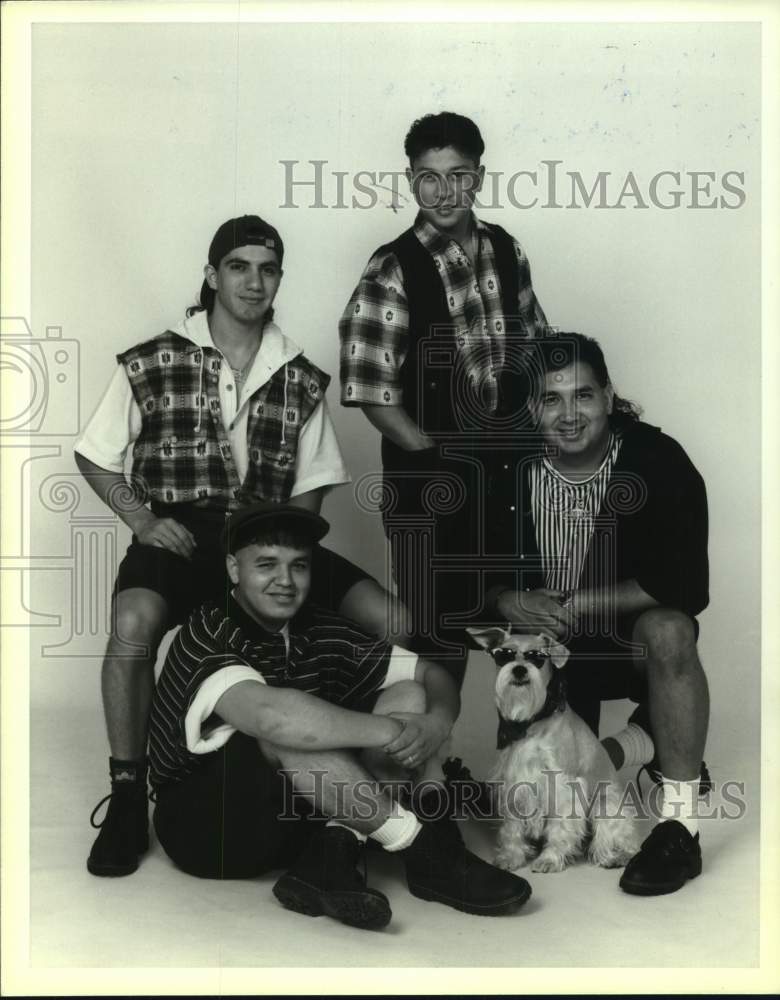 1995 Press Photo Jaime y Los Chamacos, Tejano band from San Antonio, Texas.- Historic Images