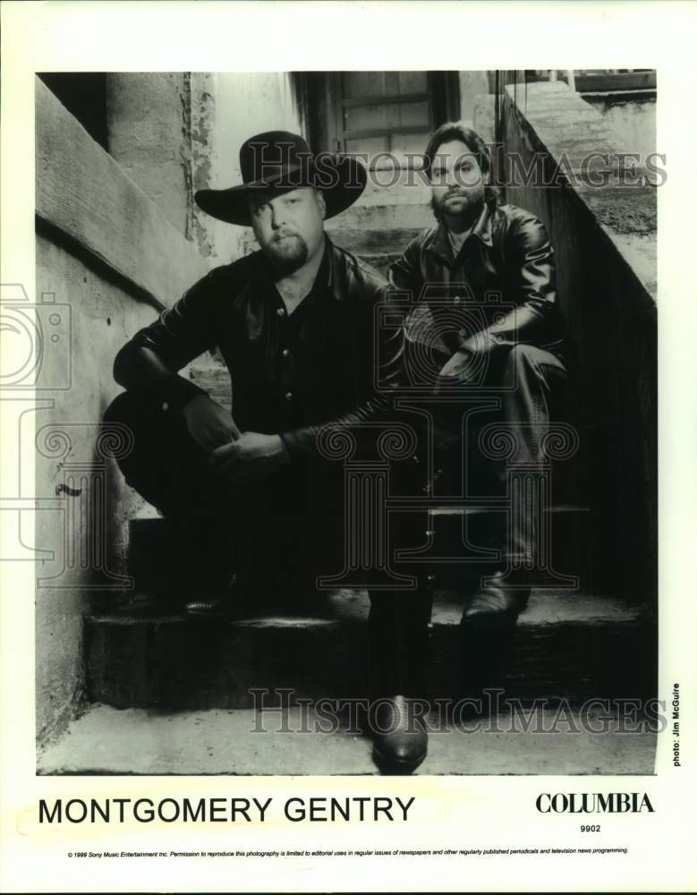 1999 Press Photo Two Members of the band Montgomery Gentry - sap15468- Historic Images