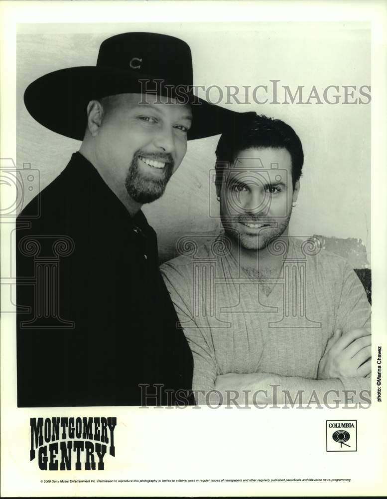 2000 Press Photo Montgomery Gentry, Two Members of the band - sap15469- Historic Images